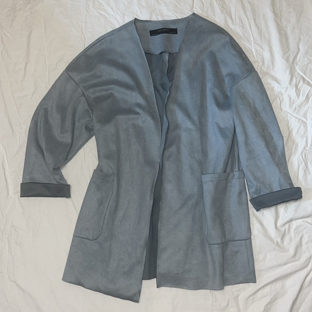 Zara faux suede jacket